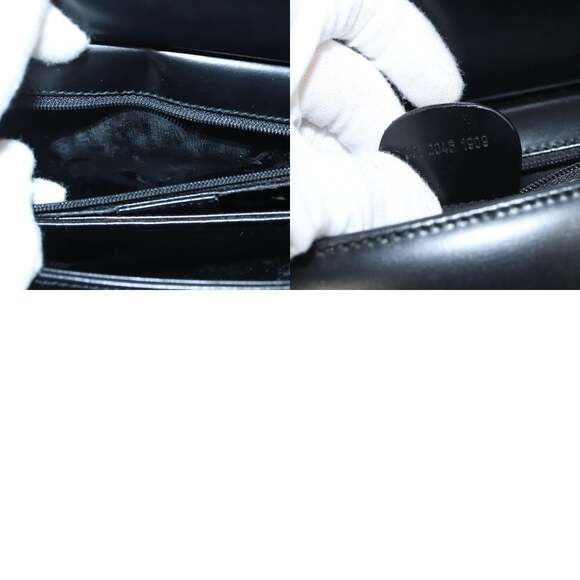 GUCCI Shoulder Bag Leather Black Silver - Picture 13 of 13